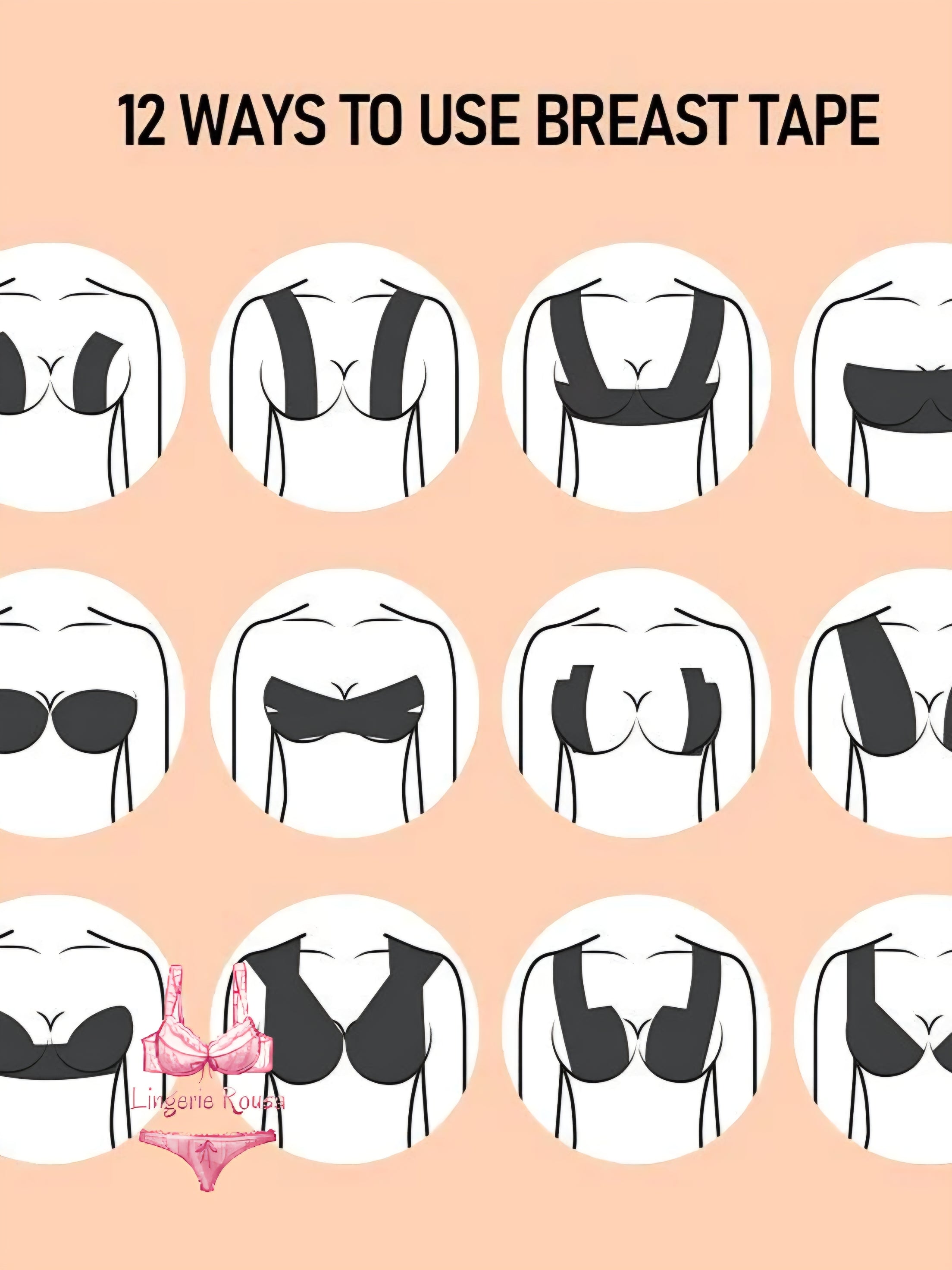 Boob tabe شريط لاصق للصدر
