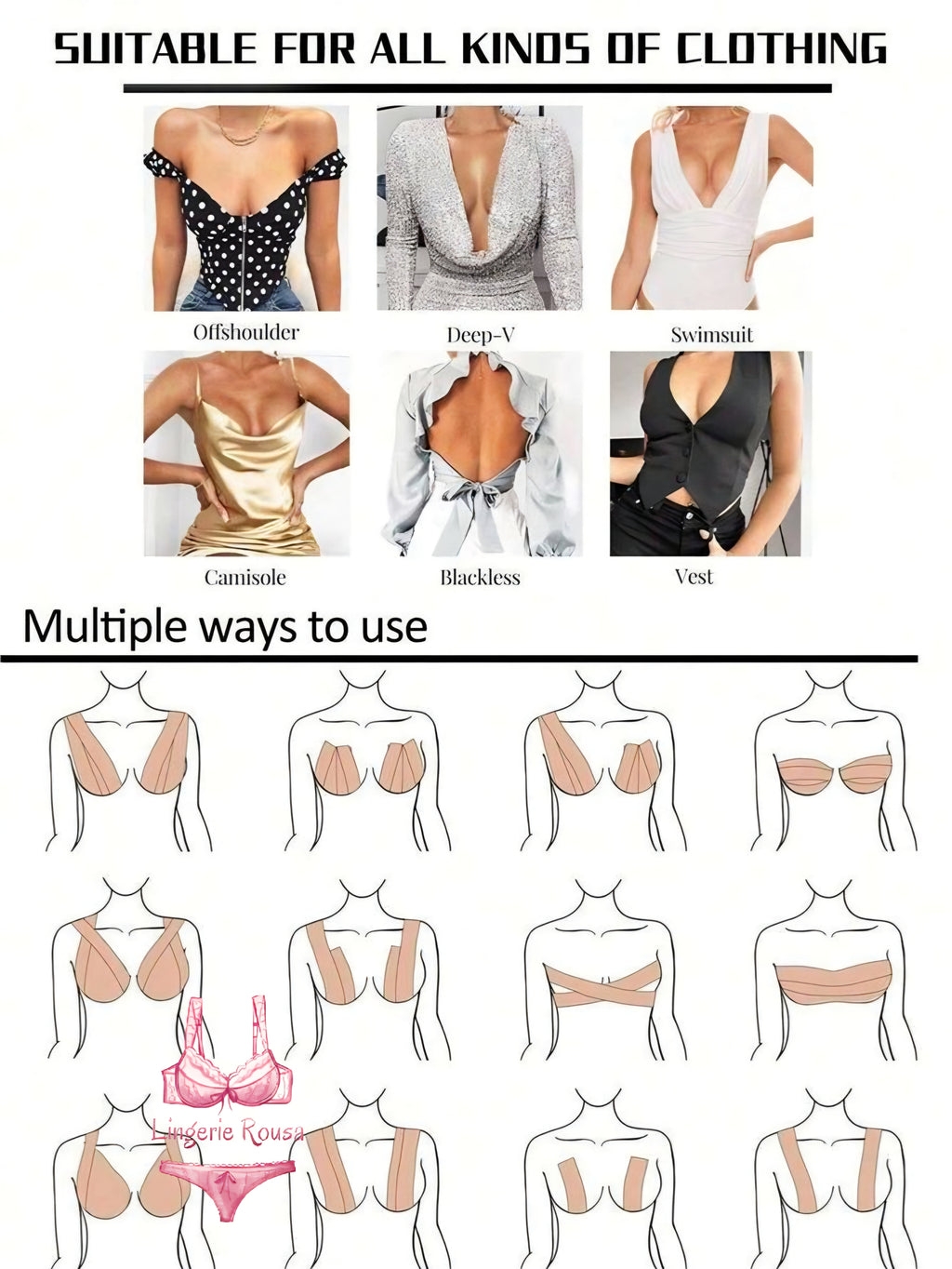 Boob tabe شريط لاصق للصدر