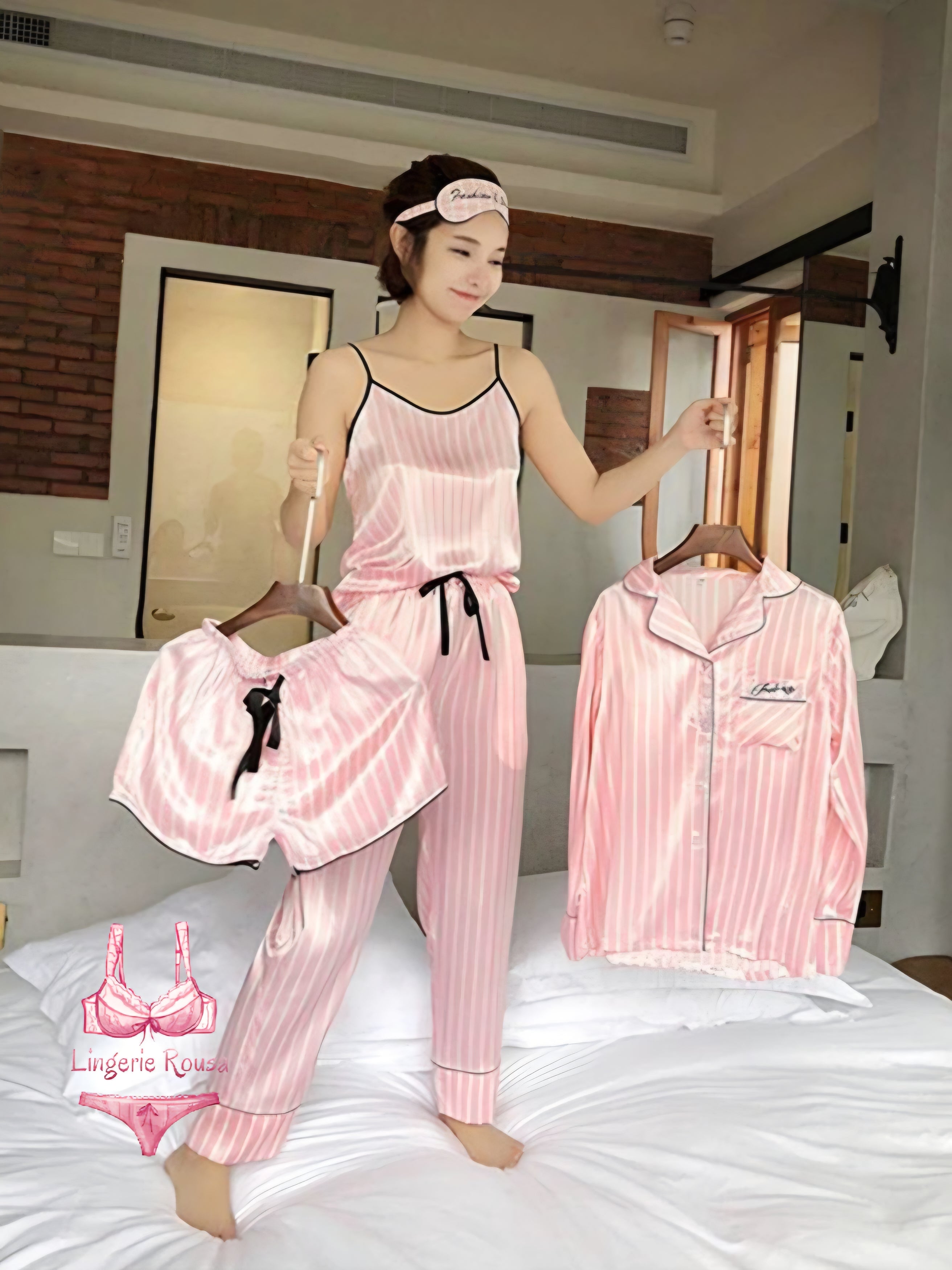 بكج بجامة ساتان p4